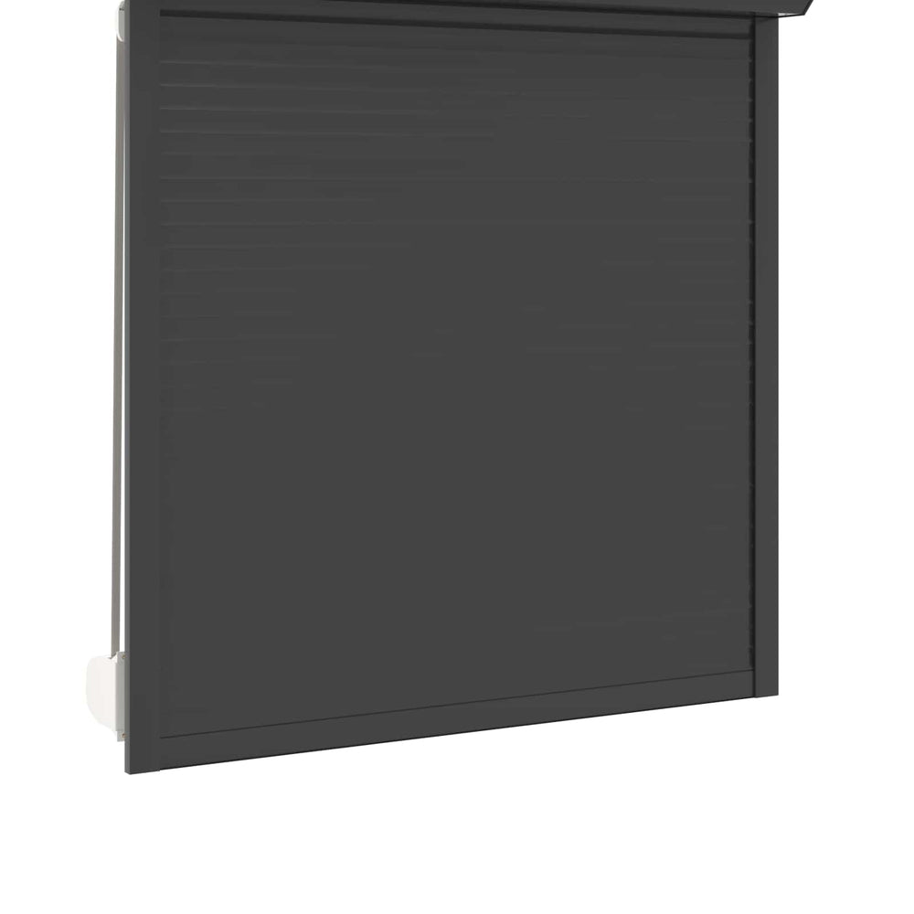 Anthrazit Rollladen 130x140 cm Aluminium