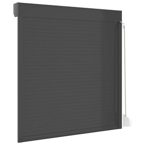 Anthrazit Rollladen 130x140 cm Aluminium