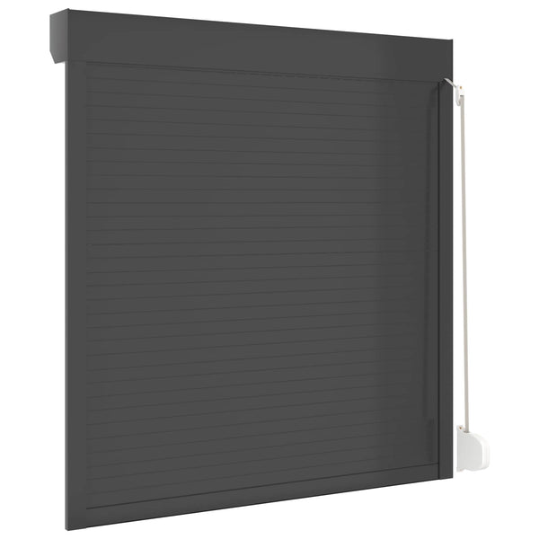 Anthrazit Rollladen 130x140 cm Aluminium