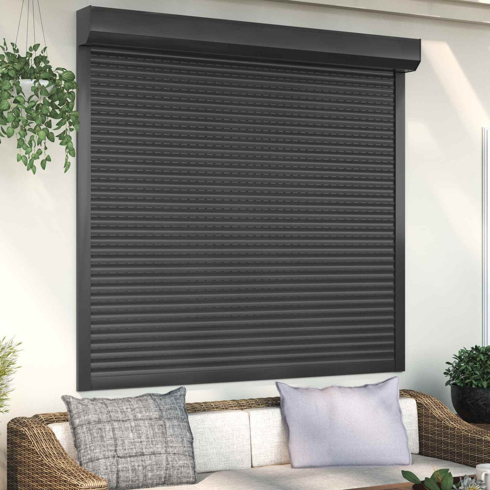 Anthrazit Rolladen 160x150 cm