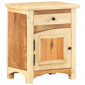 Nachttisch 40x30x50 cm Massives Altholz