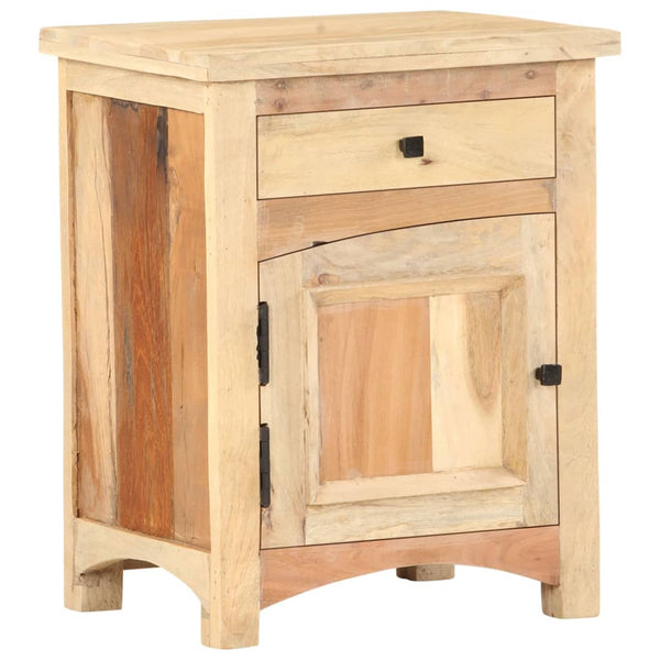 Nachttisch 40x30x50 cm Massives Altholz