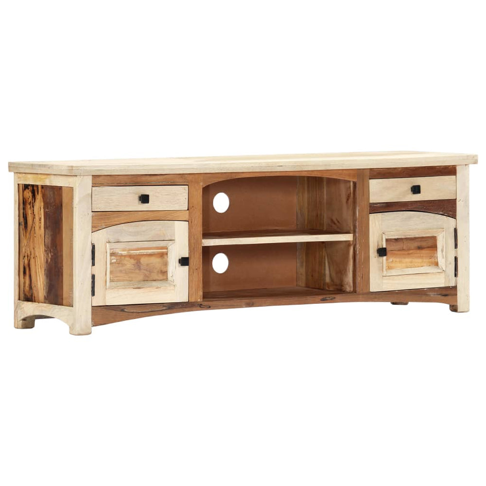 vidaXL Meuble TV 120x30x40 cm Bois de récupération massif