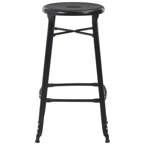 3-teiliges Bar-Set Stahl Schwarz