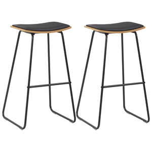 3-teiliges Bar-Set Stahl Schwarz