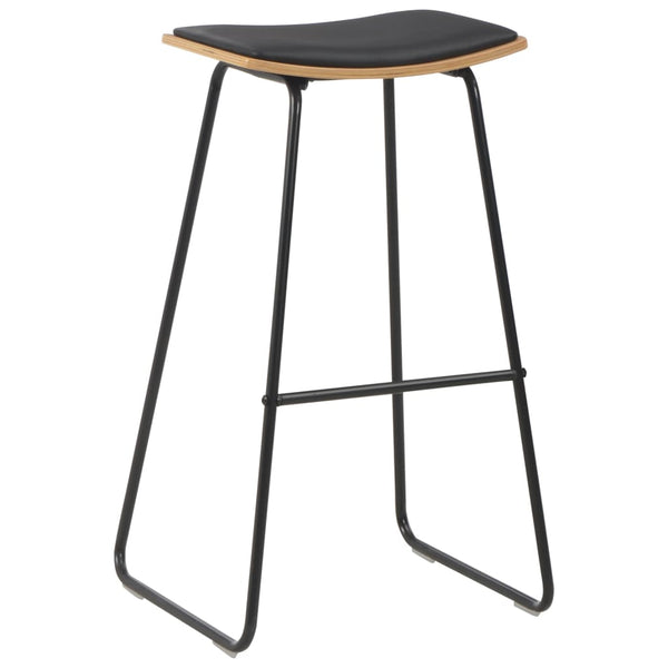 3-teiliges Bar-Set Stahl Schwarz