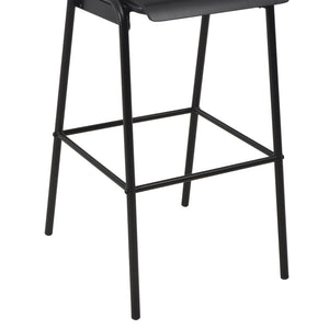 3-teiliges Bar-Set Stahl Schwarz