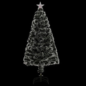 Vorbeleuchteter Weihnachtsbaum mit Ständer und LED 120 cm Glasfaser