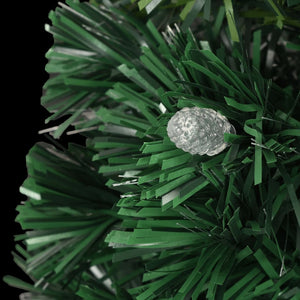Vorbeleuchteter Weihnachtsbaum mit Ständer und LED 150 cm Glasfaser