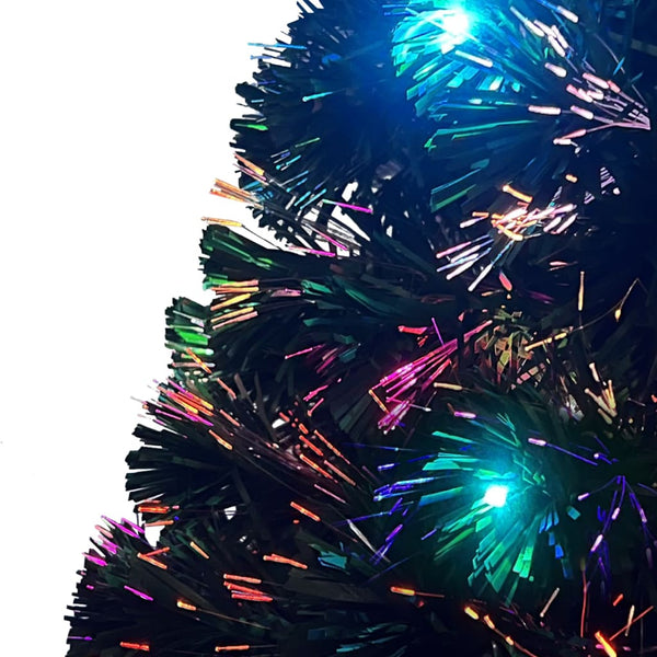 Vorbeleuchteter Weihnachtsbaum mit Ständer und LED 210 cm Glasfaser