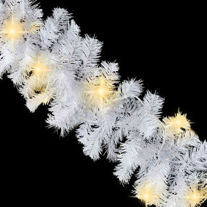 Weihnachtsgirlande mit LED-Lichtern 20 m Weiß