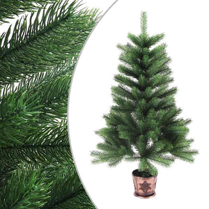 Künstlicher Weihnachtsbaum Naturgetreue Nadeln 65 cm Grün