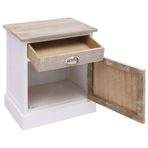 Nachttische 2 Stk. 38x28x45 cm Paulownia Holz