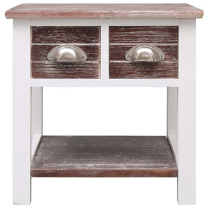 Beistelltisch Braun 40x40x40 cm Paulownia Holz