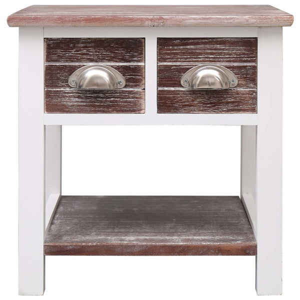 Beistelltisch Braun 40x40x40 cm Paulownia Holz