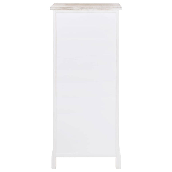 Beistellschrank 38x28x86 cm Massivholz Paulownia
