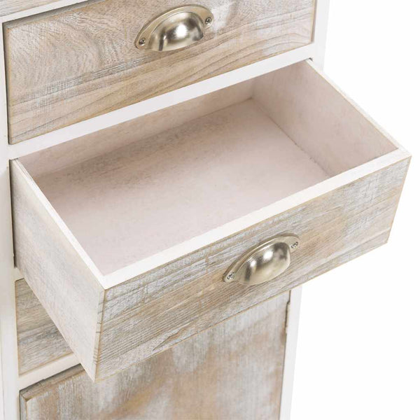 Beistellschrank 38x28x86 cm Massivholz Paulownia