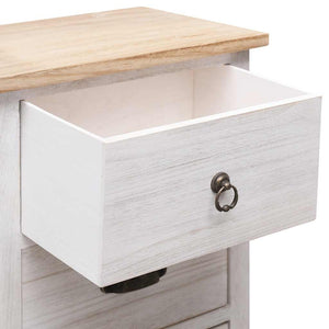 vidaXL Armoire d'appoint 35x25x87 cm Bois massif de paulownia