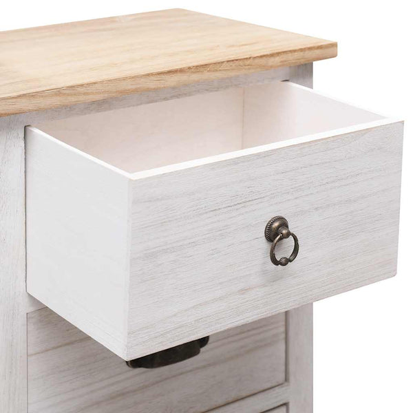 vidaXL Armoire d'appoint 35x25x87 cm Bois massif de paulownia