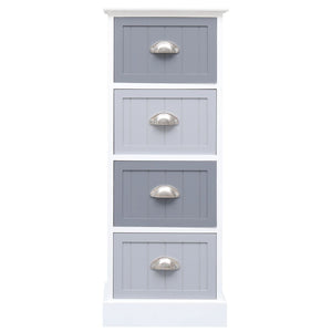 Beistellschrank 35x30x90 cm Massivholz Paulownia