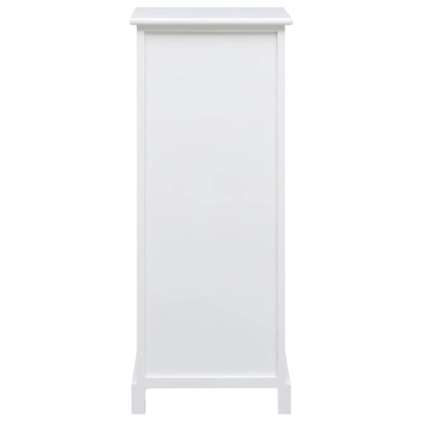 vidaXL Commode de rangement 35x30x90 cm Bois de paulownia massif