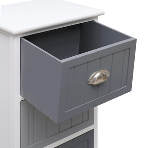 vidaXL Commode de rangement 35x30x90 cm Bois de paulownia massif