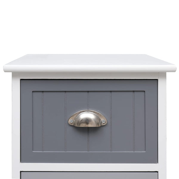 vidaXL Commode de rangement 35x30x90 cm Bois de paulownia massif