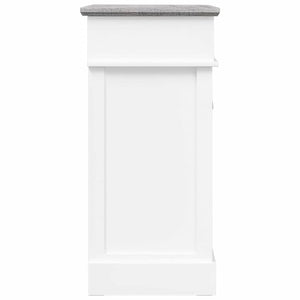 Schuhschrank Grau 50 x 28 x 58 cm Paulownia Holz