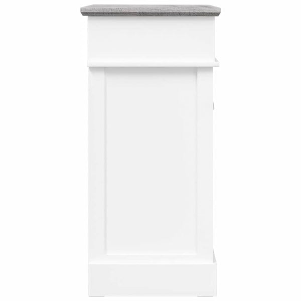 Schuhschrank Grau 50 x 28 x 58 cm Paulownia Holz