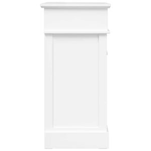 Schuhschrank Weiß 50 x 28 x 58 cm Paulownia Holz