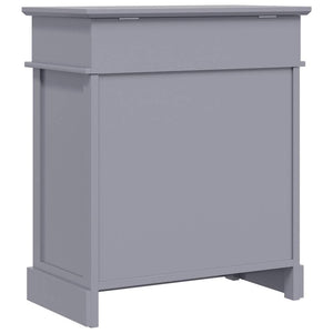 Schuhschrank Grau 50 x 28 x 58 cm Paulownia Holz