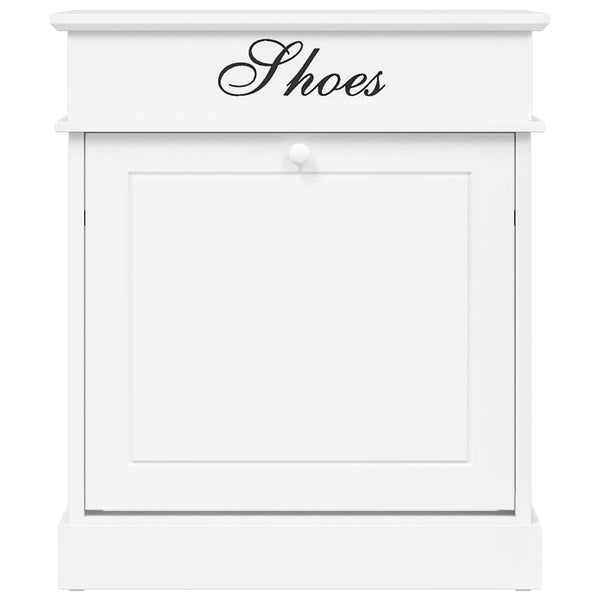 Schuhschrank Weiß 50 x 28 x 58 cm Paulownia Holz