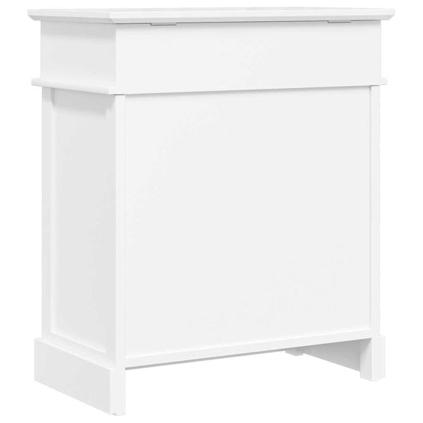 Schuhschrank Weiß 50 x 28 x 58 cm Paulownia Holz