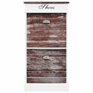 Schuhschrank Braun 50 x 28 x 98 cm Paulownia Holz