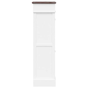 Schuhschrank Braun 50 x 28 x 98 cm Paulownia Holz