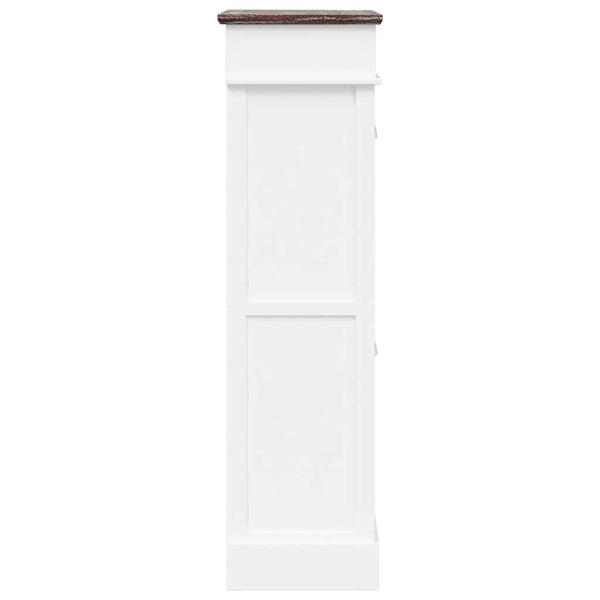 Schuhschrank Braun 50 x 28 x 98 cm Paulownia Holz