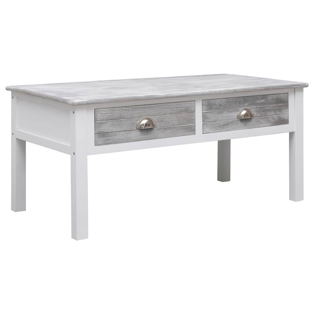 Couchtisch Grau 100 x 50 x 45 cm Holz