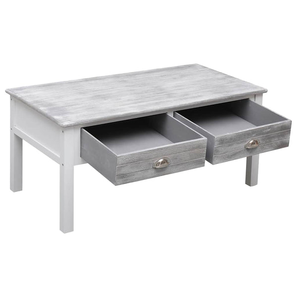Couchtisch Grau 100 x 50 x 45 cm Holz