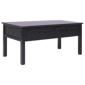 Couchtisch Schwarz 100 x 50 x 45 cm Holz