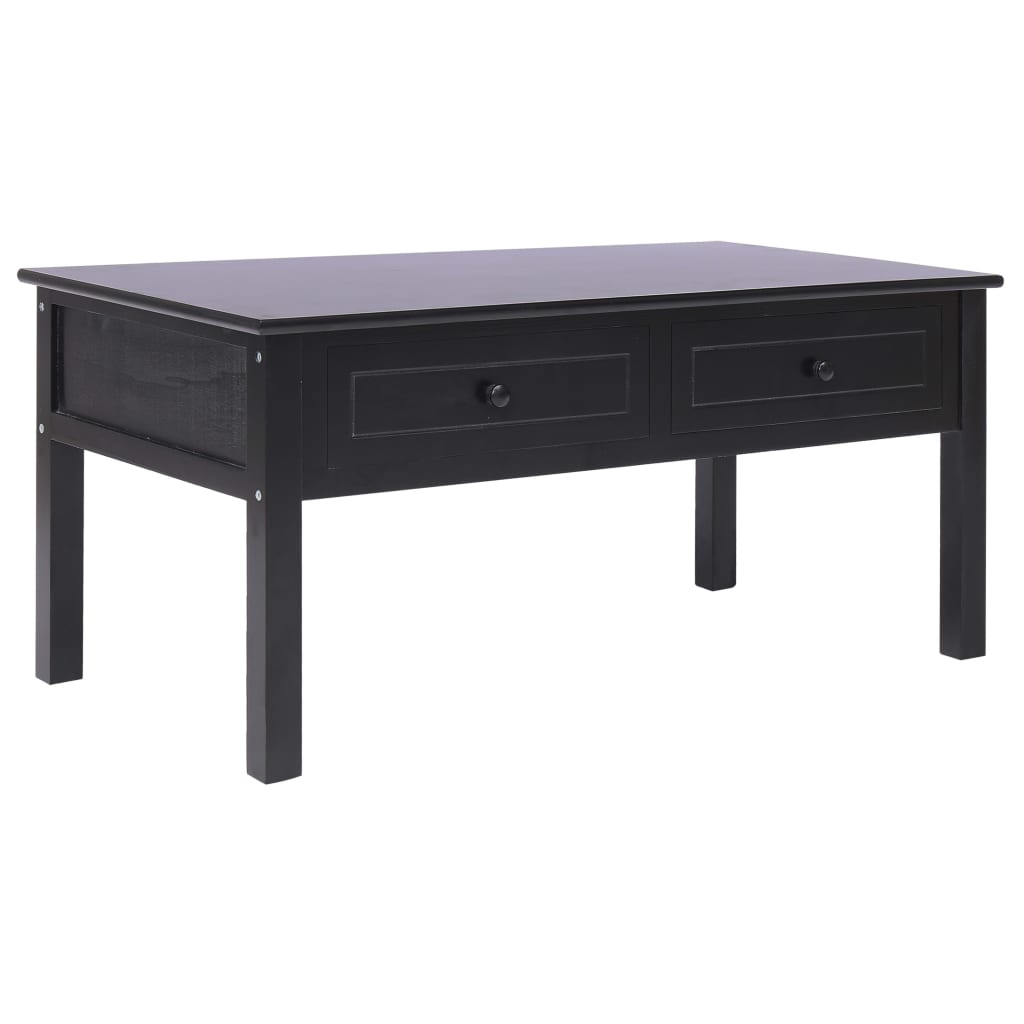 Couchtisch Schwarz 100 x 50 x 45 cm Holz