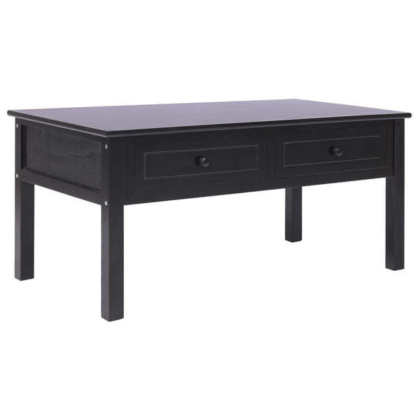 Couchtisch Schwarz 100 x 50 x 45 cm Holz