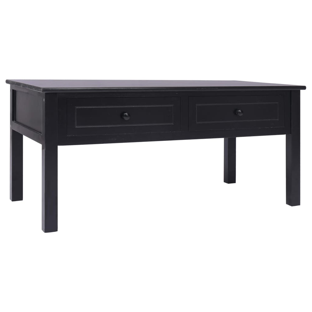 Couchtisch Schwarz 100 x 50 x 45 cm Holz