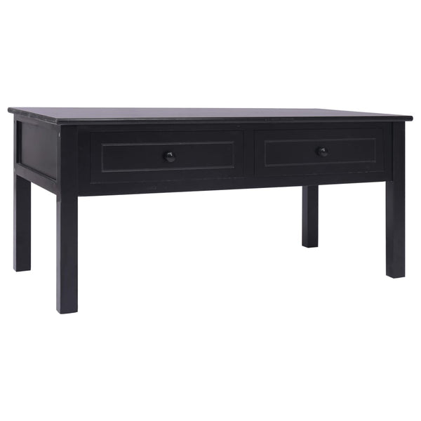 Couchtisch Schwarz 100 x 50 x 45 cm Holz