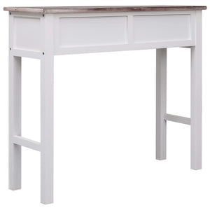 vidaXL Table console marron 90x30x77 cm Bois