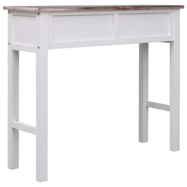 vidaXL Table console marron 90x30x77 cm Bois