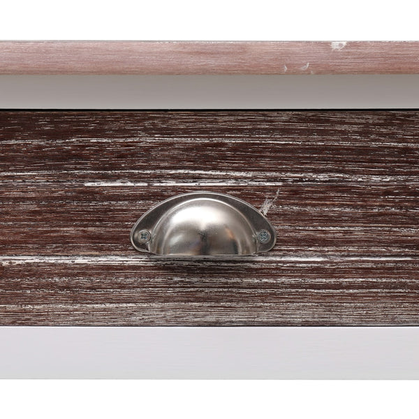 vidaXL Table console marron 90x30x77 cm Bois