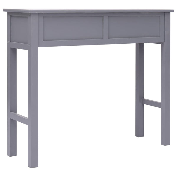 Konsolentisch Grau 90×30×77 cm Holz