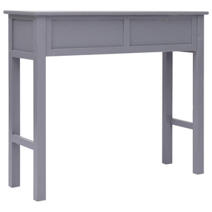 Konsolentisch Grau 90×30×77 cm Holz