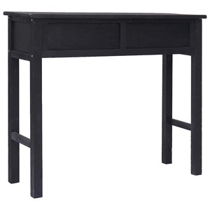 Konsolentisch Schwarz 90 × 30 × 77 cm Holz