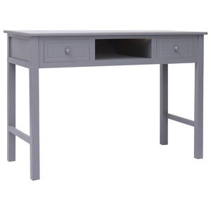 Schreibtisch Grau 110×45×76 cm Holz